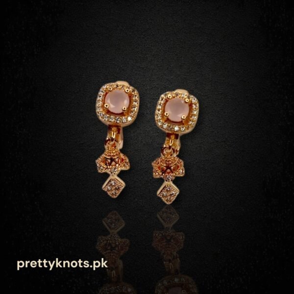Best Rose Pink Drop Earings – Feminine and Chic